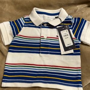 TOMMY HILFIGER  BABIES' STRIPE POLO New spring 2023